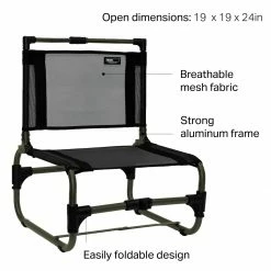 TRAVELCHAIR Camp Chairs Larry Aluminum Chair -Primus Fashion Store BK D2 3